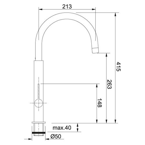 ΜΠΑΤΑΡΙΑ ΚΟΥΖΙΝΑΣ FRANKE Evos Standard Χρωμέ